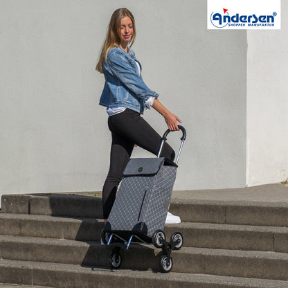 Andersen-Treppensteiger Scala Shopper Sofia - anthrazit-shopping-trolley.ch