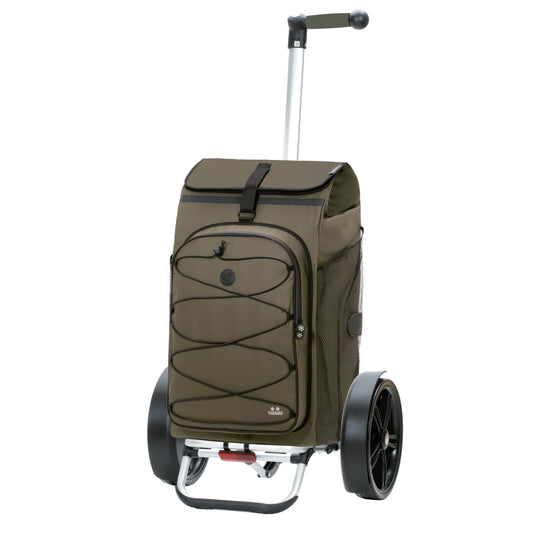 Andersen-Tura Shopper Fado 3.0 - Oliv - Kugellagerrad 29 cm-shopping-trolley.ch