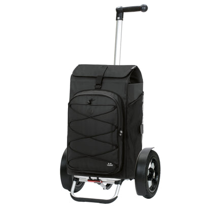 Andersen-Tura Shopper Fado 3.0 - Schwarz - Luft-Kugellagerrad 29 cm-shopping-trolley.ch