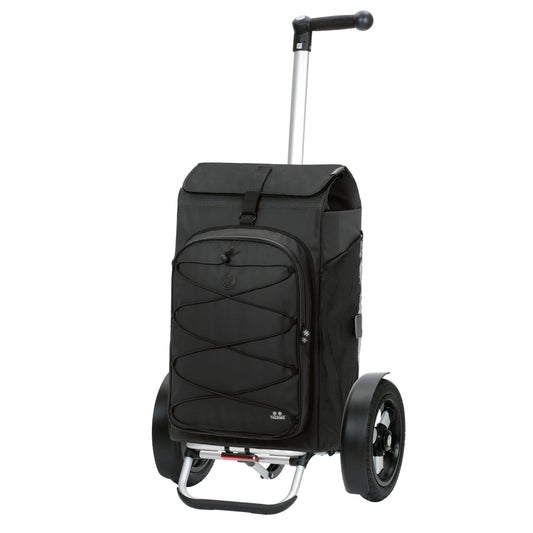 Andersen-Tura Shopper Fado 3.0 - Schwarz - Luft-Kugellagerrad 29 cm-shopping-trolley.ch