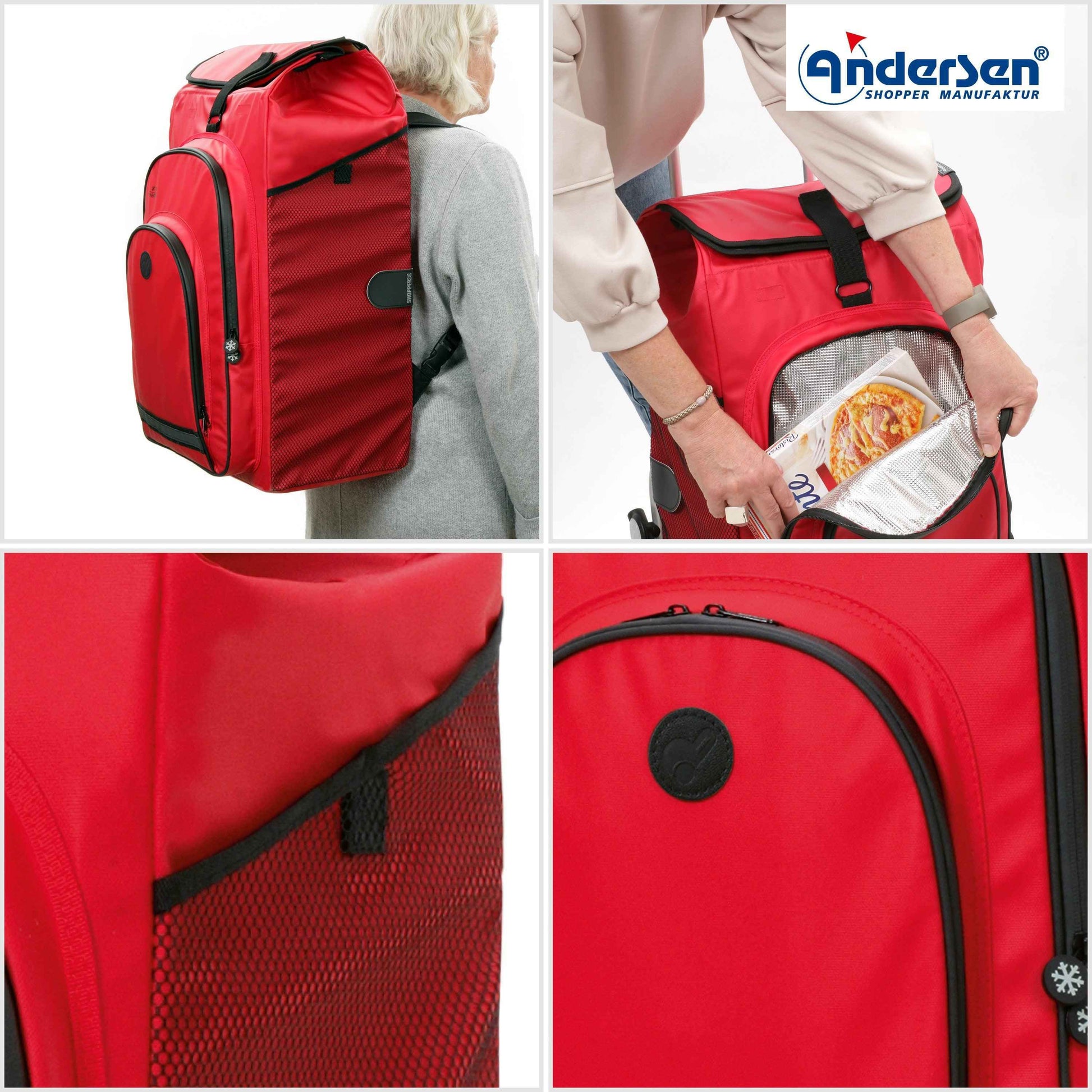 Tura Shopper Hydro 3.0 - Rot - Kugellagerrad 29 cm
