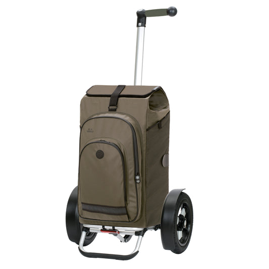 Andersen-Tura Shopper Hydro 3.0 - Oliv - Luft-Kugellagerrad 29 cm-shopping-trolley.ch
