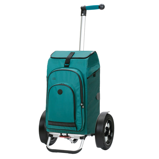 Andersen-Tura Shopper Hydro 3.0 - Petrol - Luft-Kugellagerrad 29 cm-shopping-trolley.ch