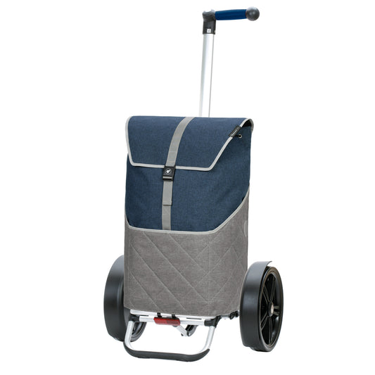 Andersen-Tura Shopper (Kugellagerrad 29 cm) Lasse - blau-shopping-trolley.ch