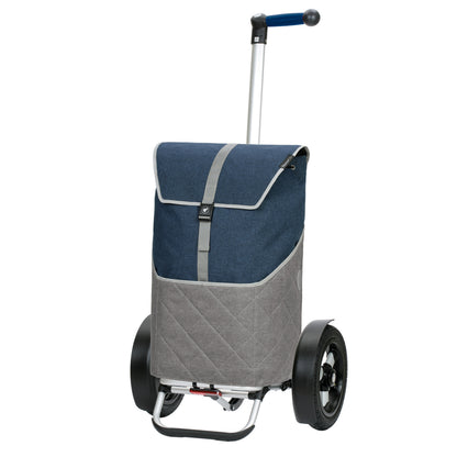 Andersen-Tura Shopper (Luft-Kugellagerrad 29 cm) Lasse - blau-shopping-trolley.ch