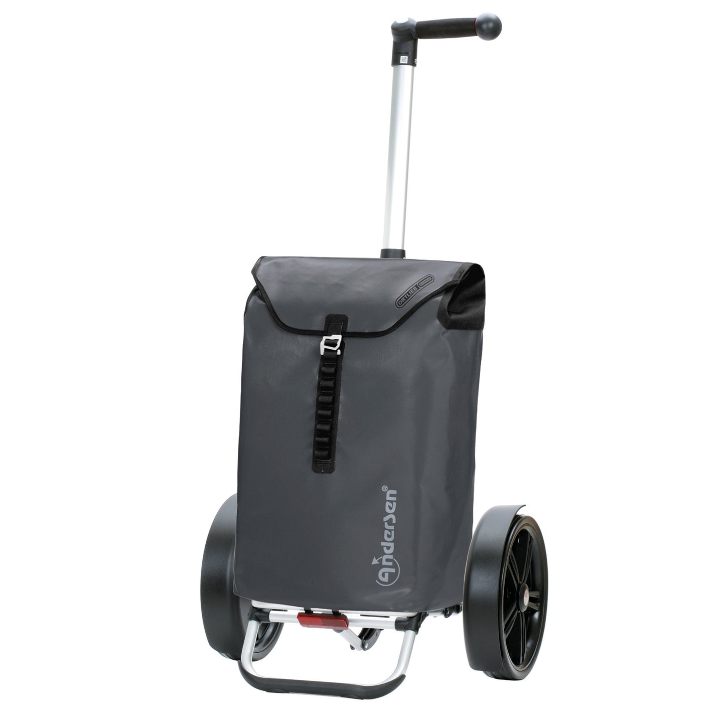 Andersen-Tura Shopper (Kugellagerrad 29 cm) Ortlieb - anthrazit-shopping-trolley.ch