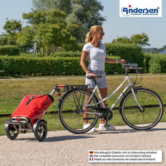 Andersen-Tura Shopper (Luft-Kugellagerrad 29 cm) Ortlieb - rot-shopping-trolley.ch