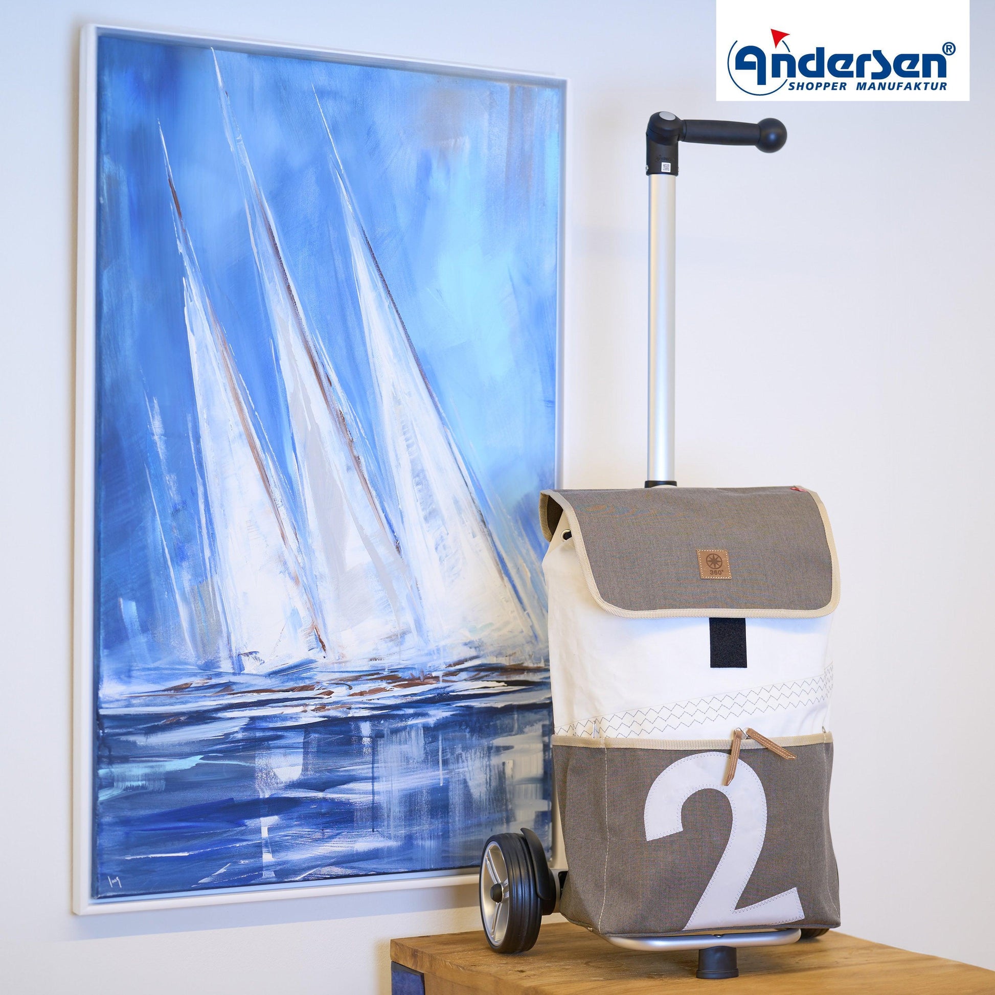 Andersen-Unus Shopper 360° Mole - 2-shopping-trolley.ch