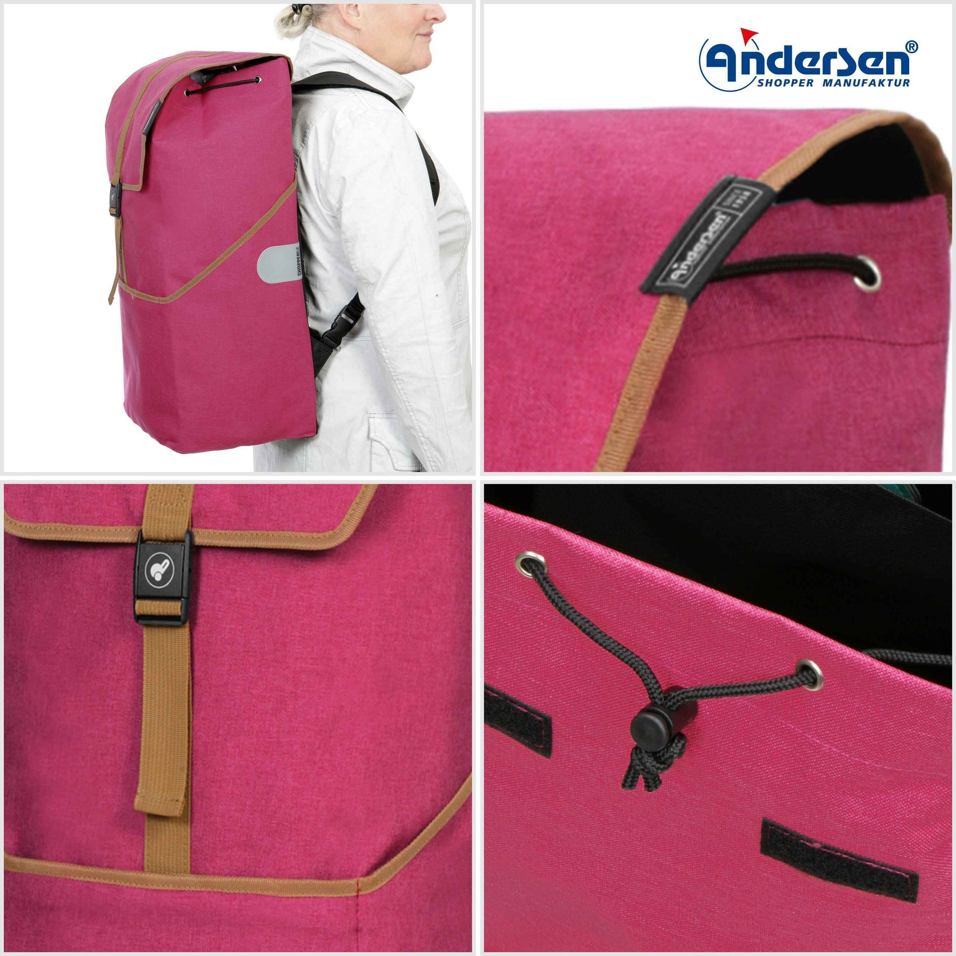 Unus Shopper Auke - rubin