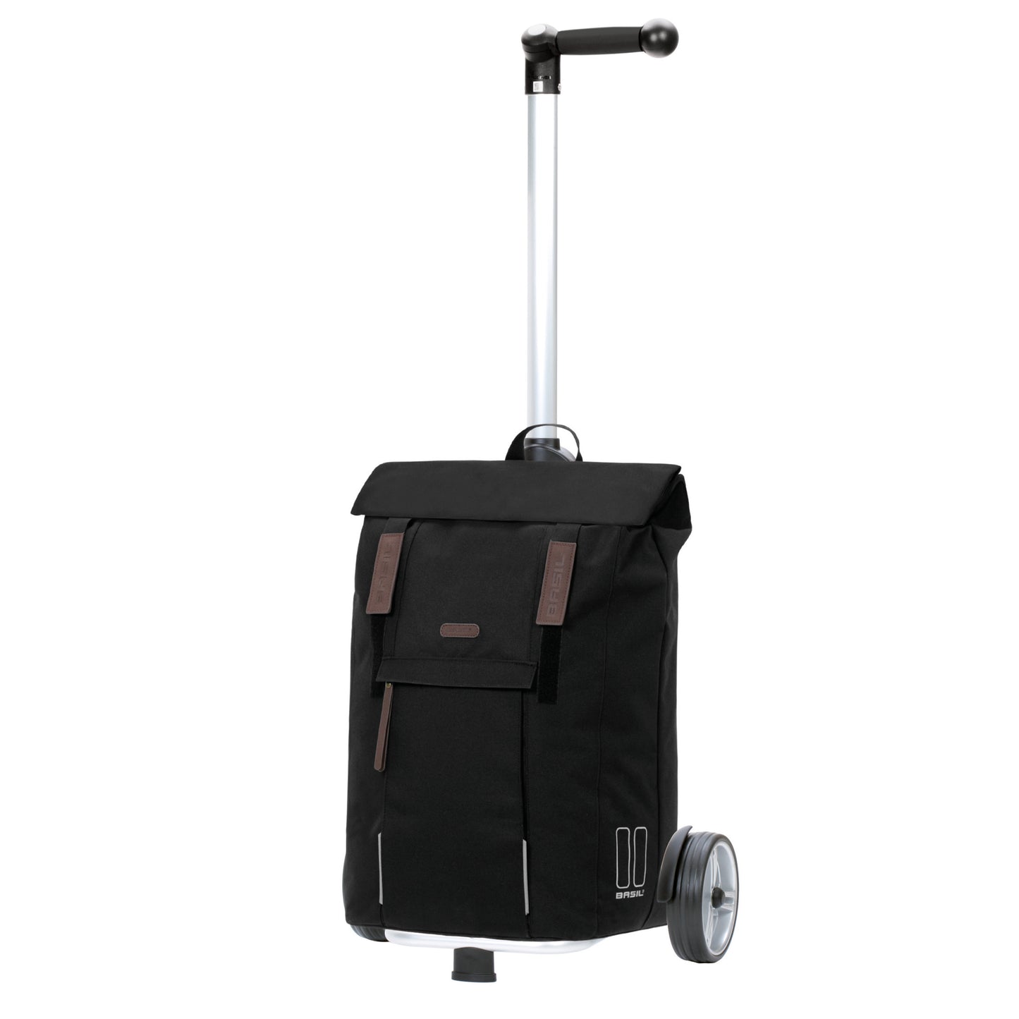Andersen-Unus Shopper Basil City - Schwarz-shopping-trolley.ch