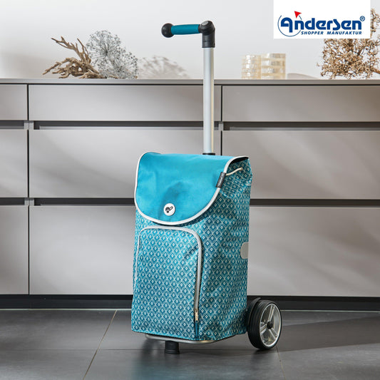Andersen-Unus Shopper Famke - Petrol-shopping-trolley.ch