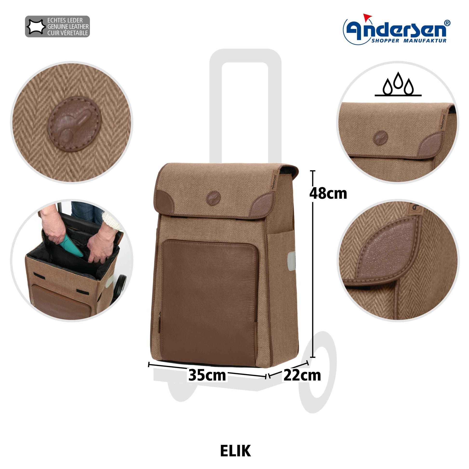 Unus Shopper Fun Elik - braun