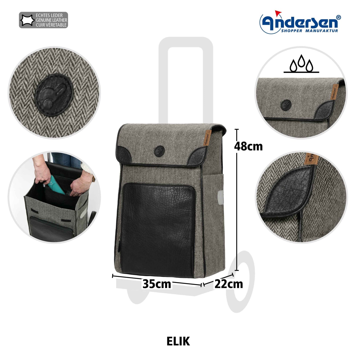 Unus Shopper Fun Elik - schwarz