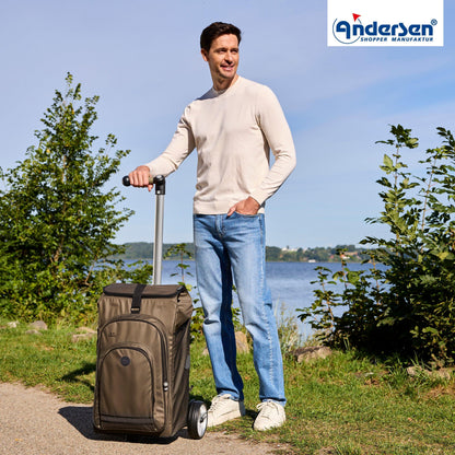 Andersen-Unus Shopper Hydro 3.0 - Oliv-shopping-trolley.ch