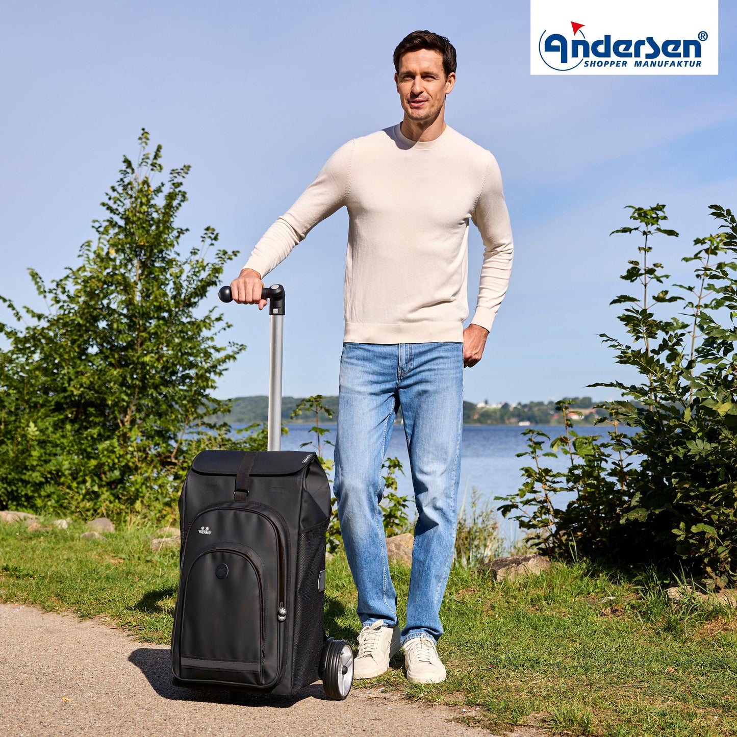 Andersen-Unus Shopper Hydro 3.0 - Schwarz-shopping-trolley.ch