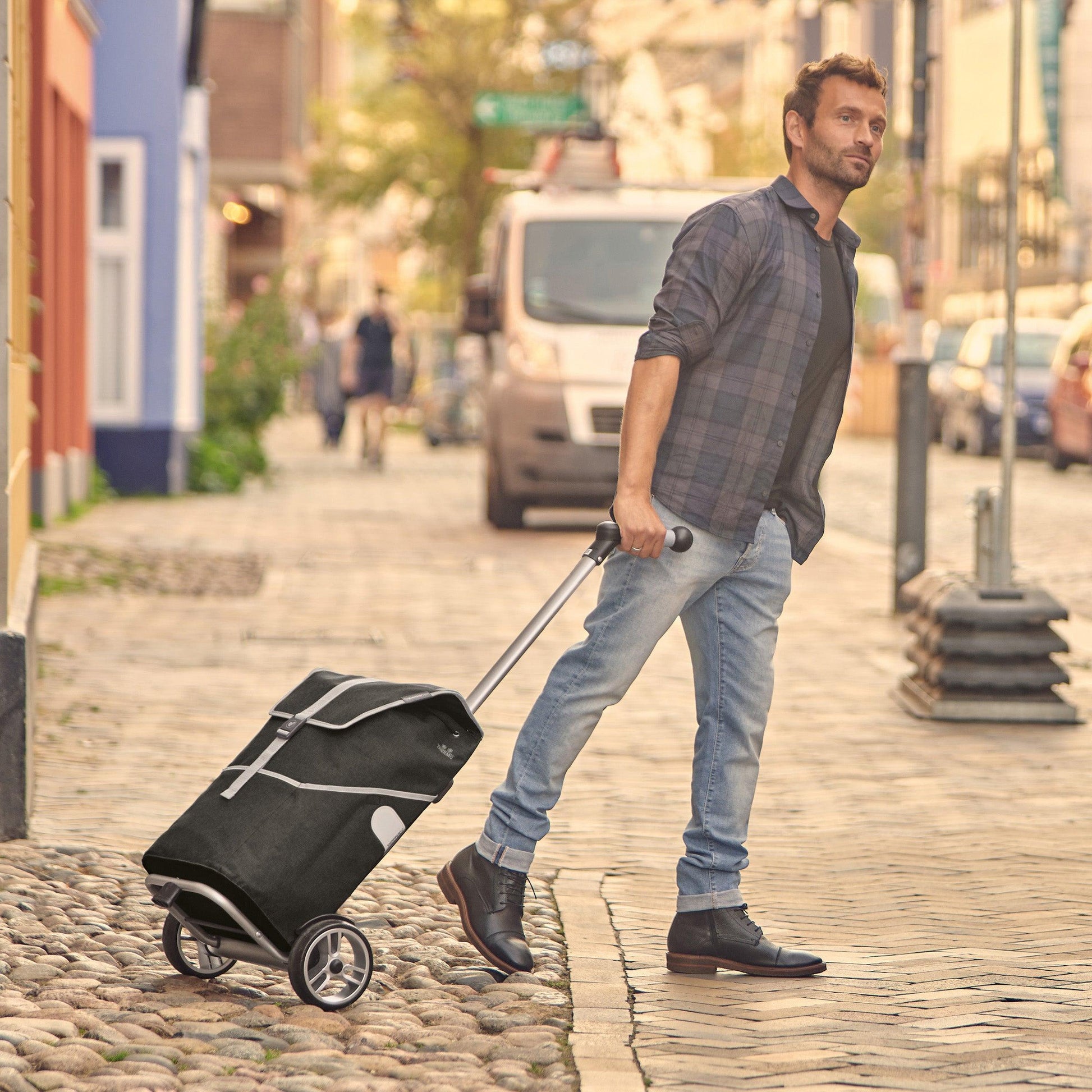 Andersen-Unus Shopper Mikkel - schwarz-shopping-trolley.ch